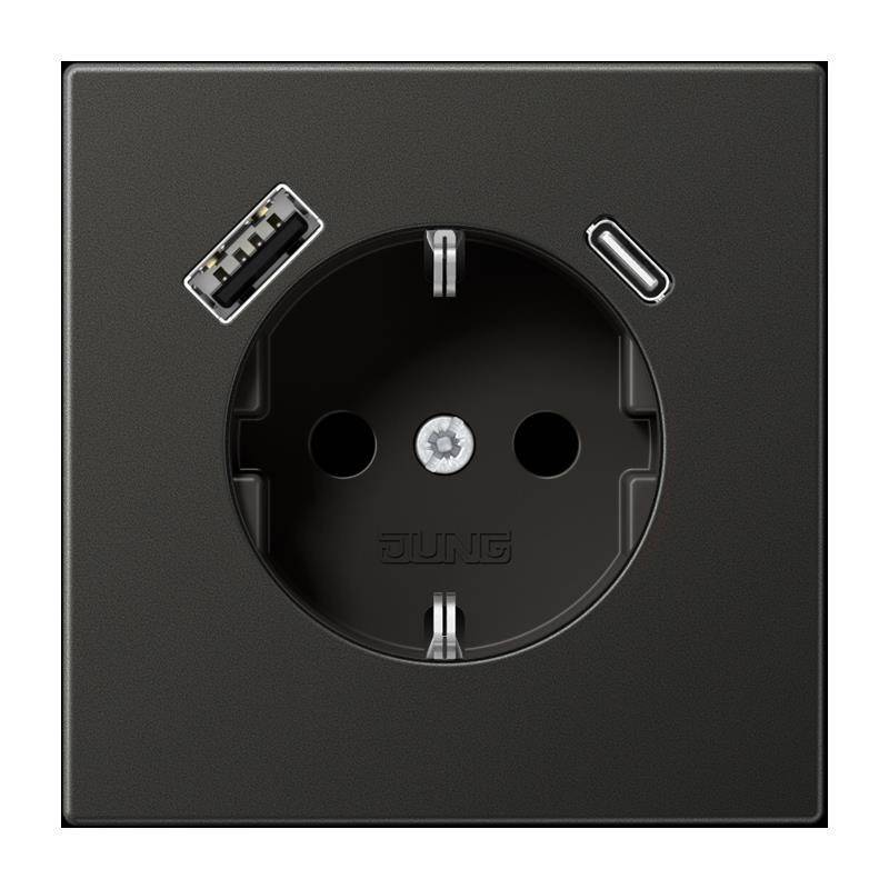 Jung SCHUKO Steckdose 16 A 250V AL 1520-15 CA AN