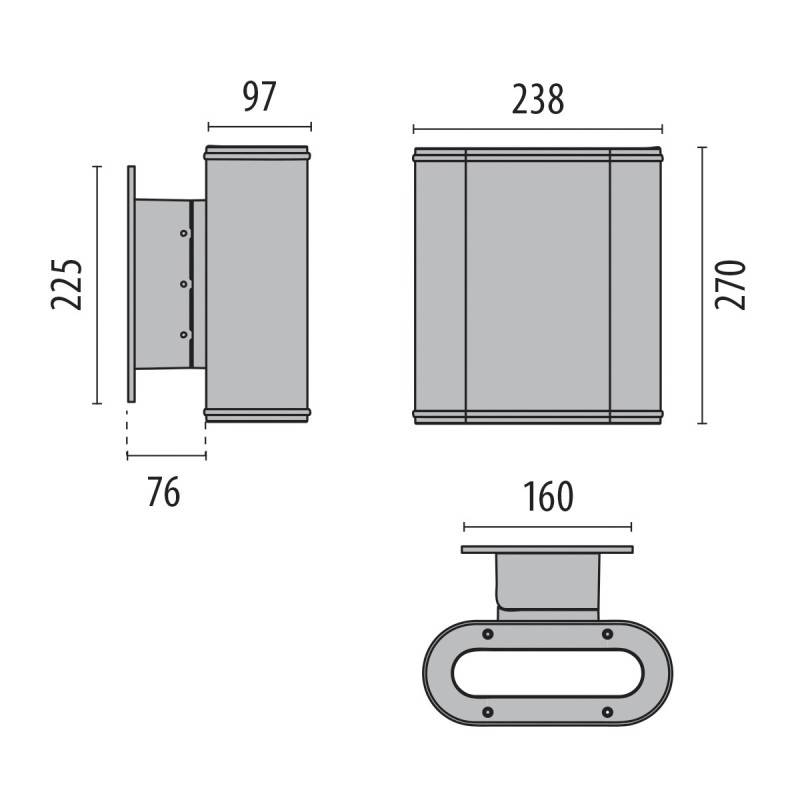 Spittler LED-Wandleuchte 306313