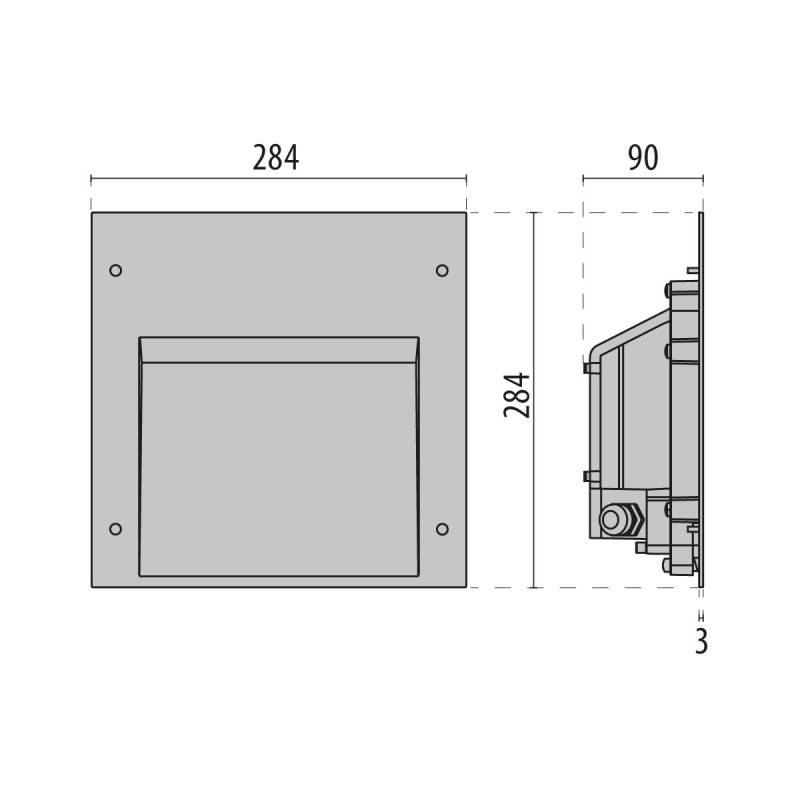 Spittler LED-Wandeinbauleuchte 3100881