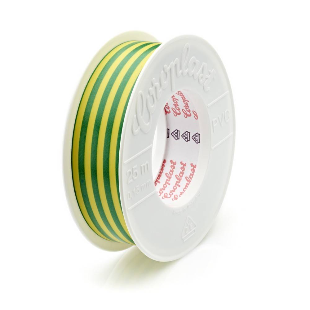 Coroplast PVC-Elektroisolierband 302 0,15x25x25m gnge