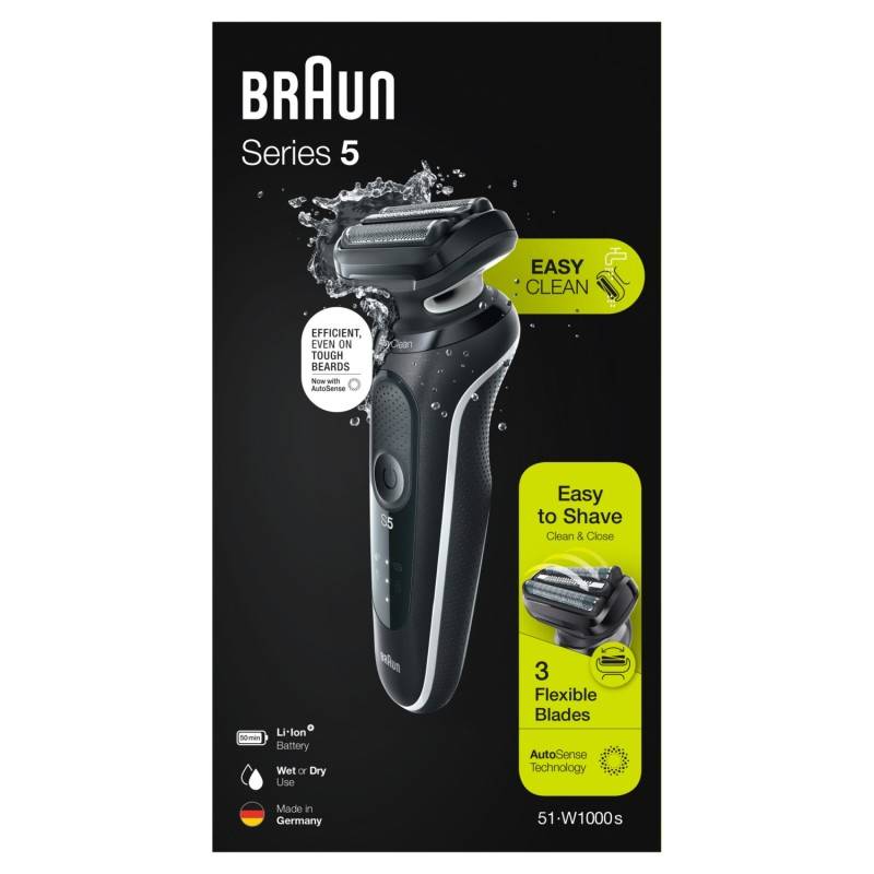 3 Stück BRAUN Rasierer 5 51-W1000s sw/ws