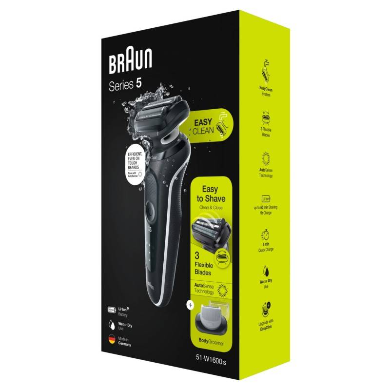 3 Stück BRAUN Rasierer 5 51-W1600s sw/ws