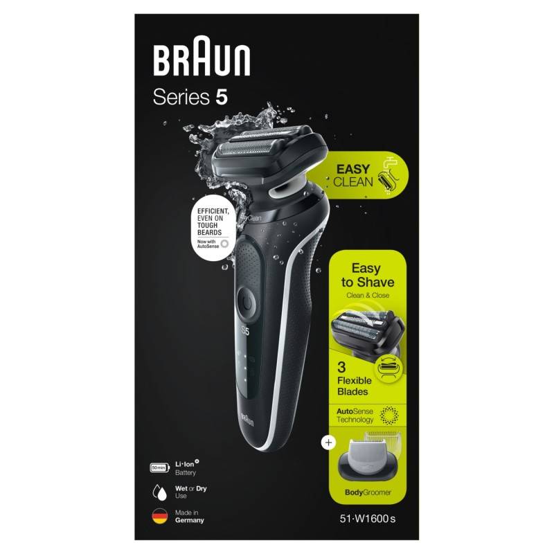 3 Stück BRAUN Rasierer 5 51-W1600s sw/ws