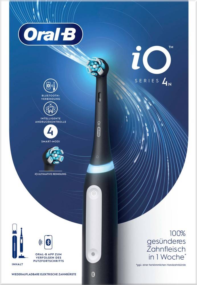 ORAL-B Zahnbürste+Etui iO 4 +Reiseetui sw