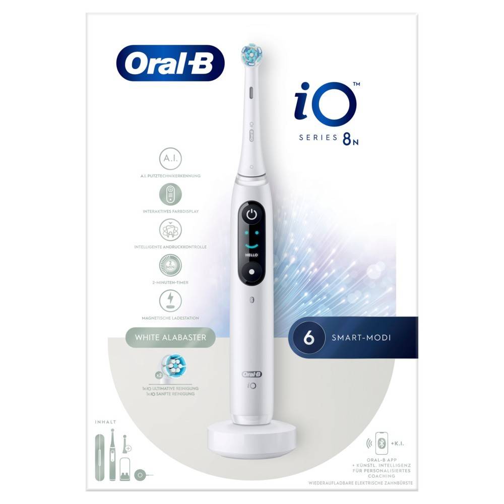 3 Stk. ORAL-B Zahnbürste iO Series 8N Alabast