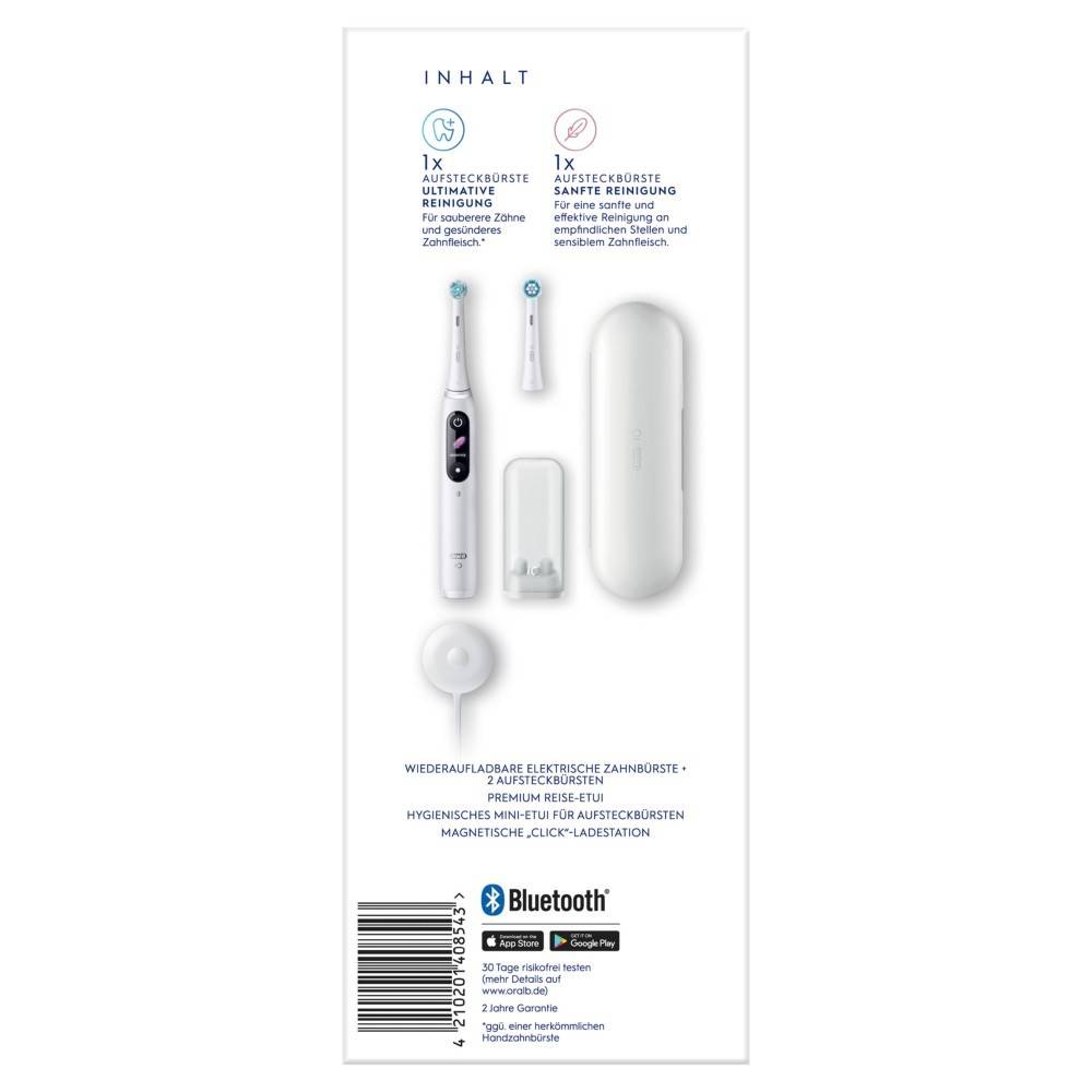 3 Stk. ORAL-B Zahnbürste iO Series 8N Alabast