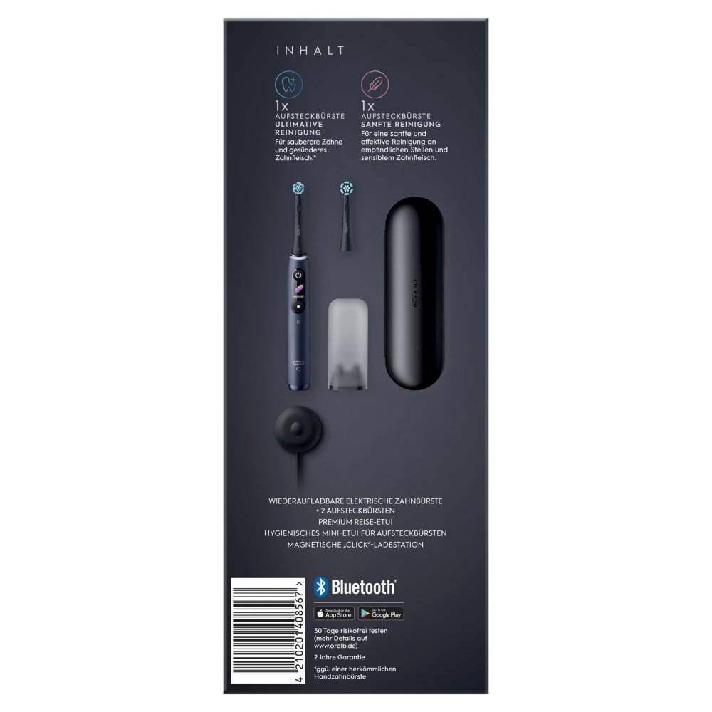3 Stk. ORAL-B Zahnbürste iO Series 8N sw Onyx