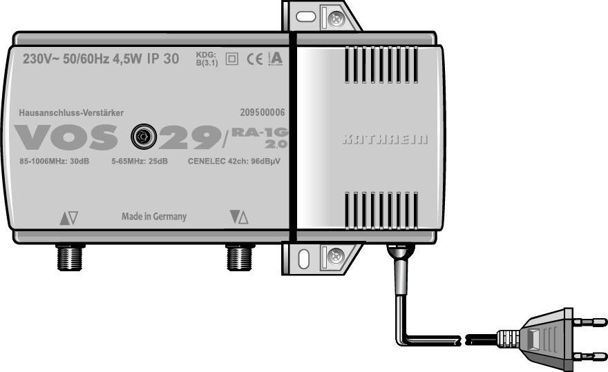Kathrein Hausanschluss-Verstärker VOS 29/RA-1G 2.0