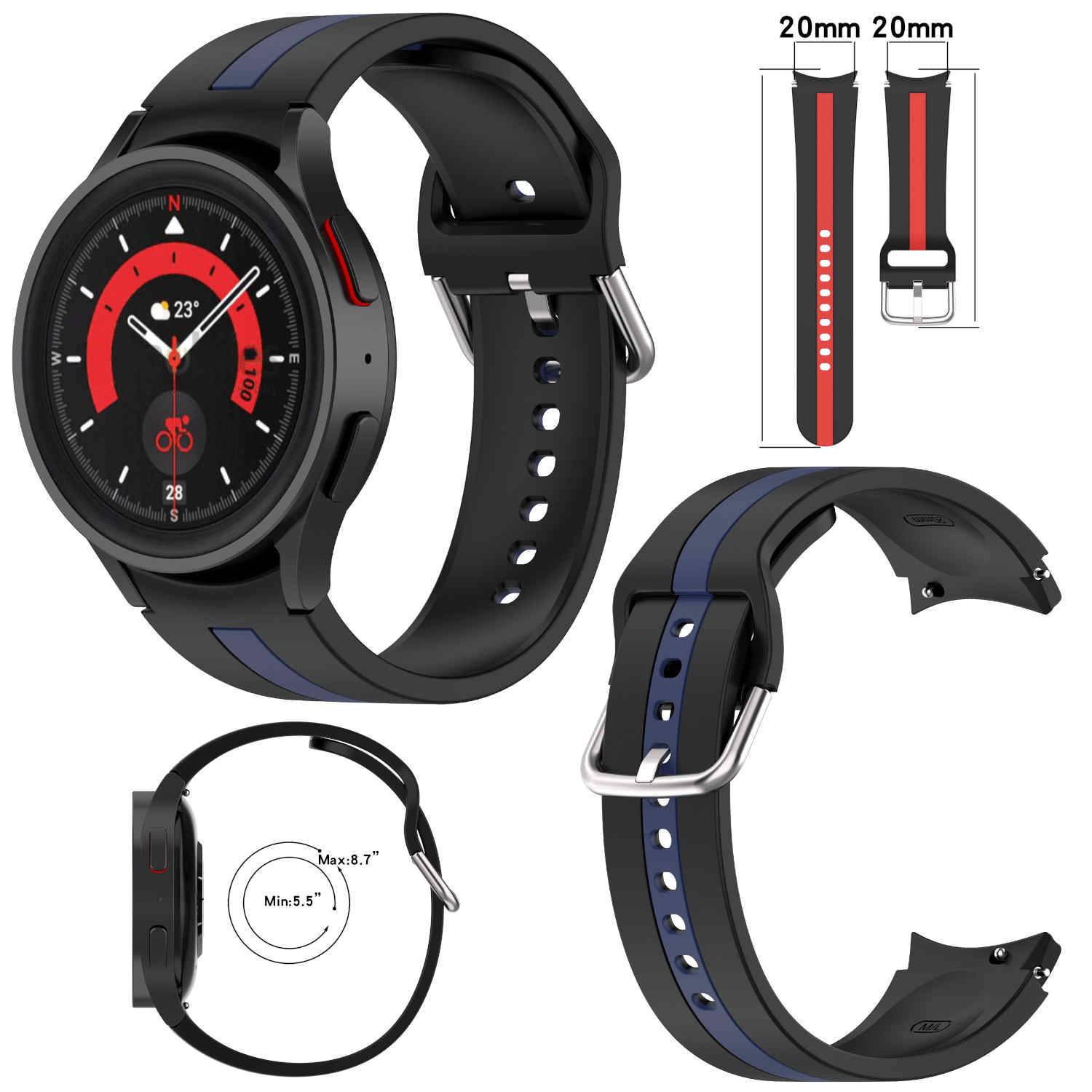 Für Samsung Galaxy Watch FE 6 5 4 Normal Pro Classic Silikon Armband