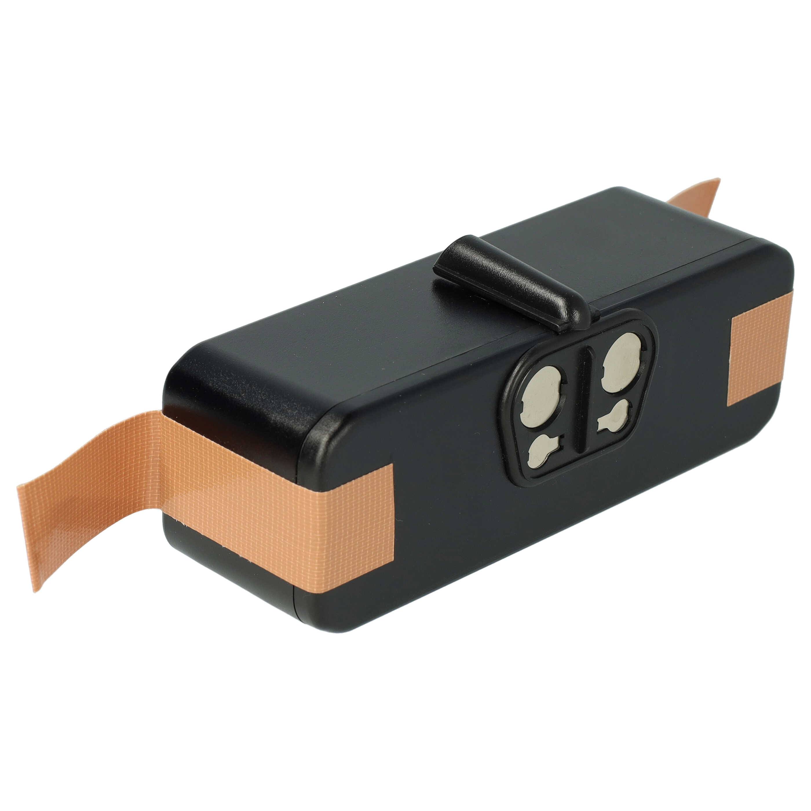 EXTENSILO Akku kompatibel mit iRobot Roomba 532, 500 APS, 500, 510, 520, 534, 535, 505, 530, 531, 521 Staubsauger (6000 mAh, 14,4 V, Li-Ion)