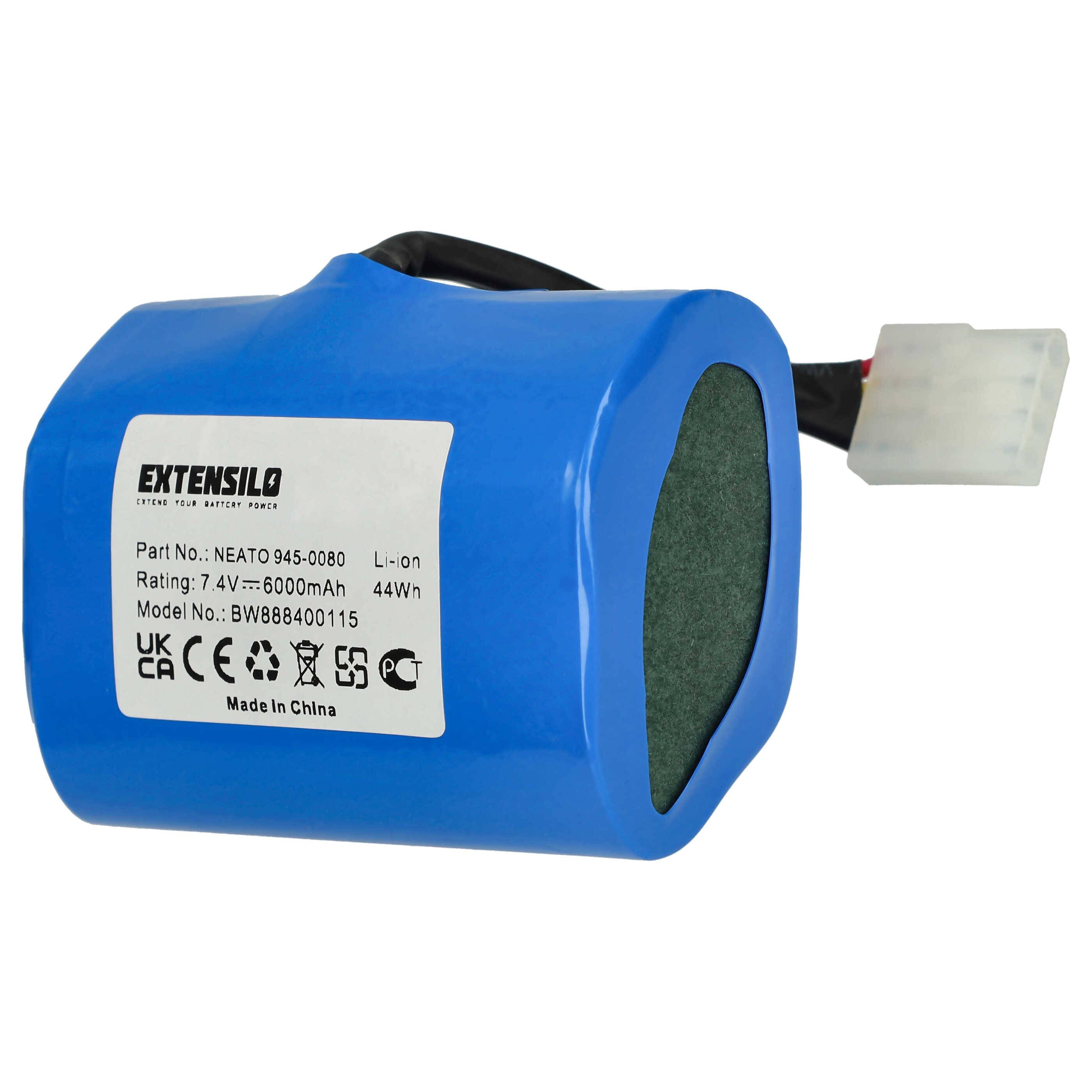 Blauer Akku-Pack mit der Bezeichnung 