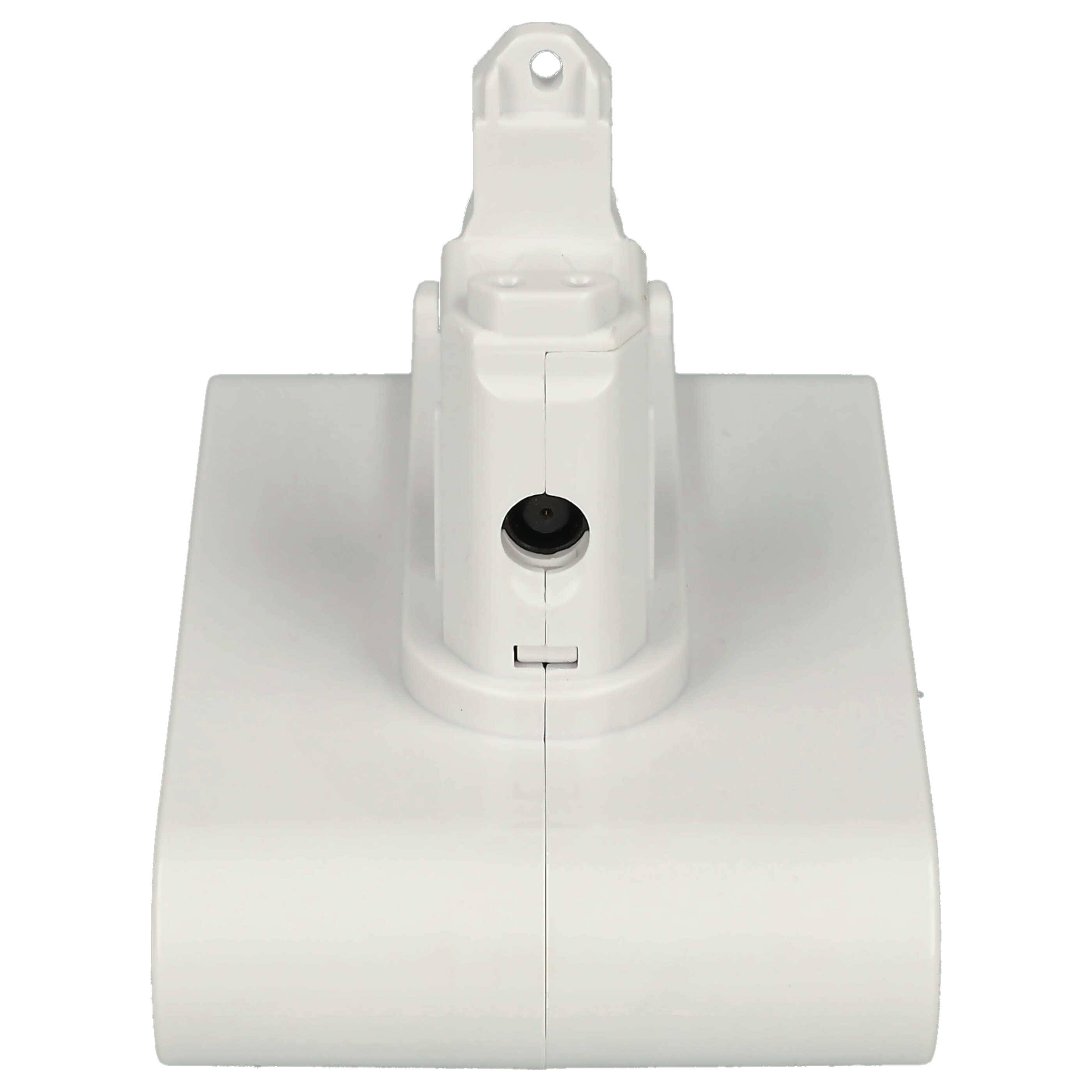 EXTENSILO Akku kompatibel mit Dyson DC44 Exclusive, DC45 Animal Pro, DC57, DC56, DC45 Staubsauger - Typ B Weiß (2500 mAh, 22,2 V, Li-Ion)