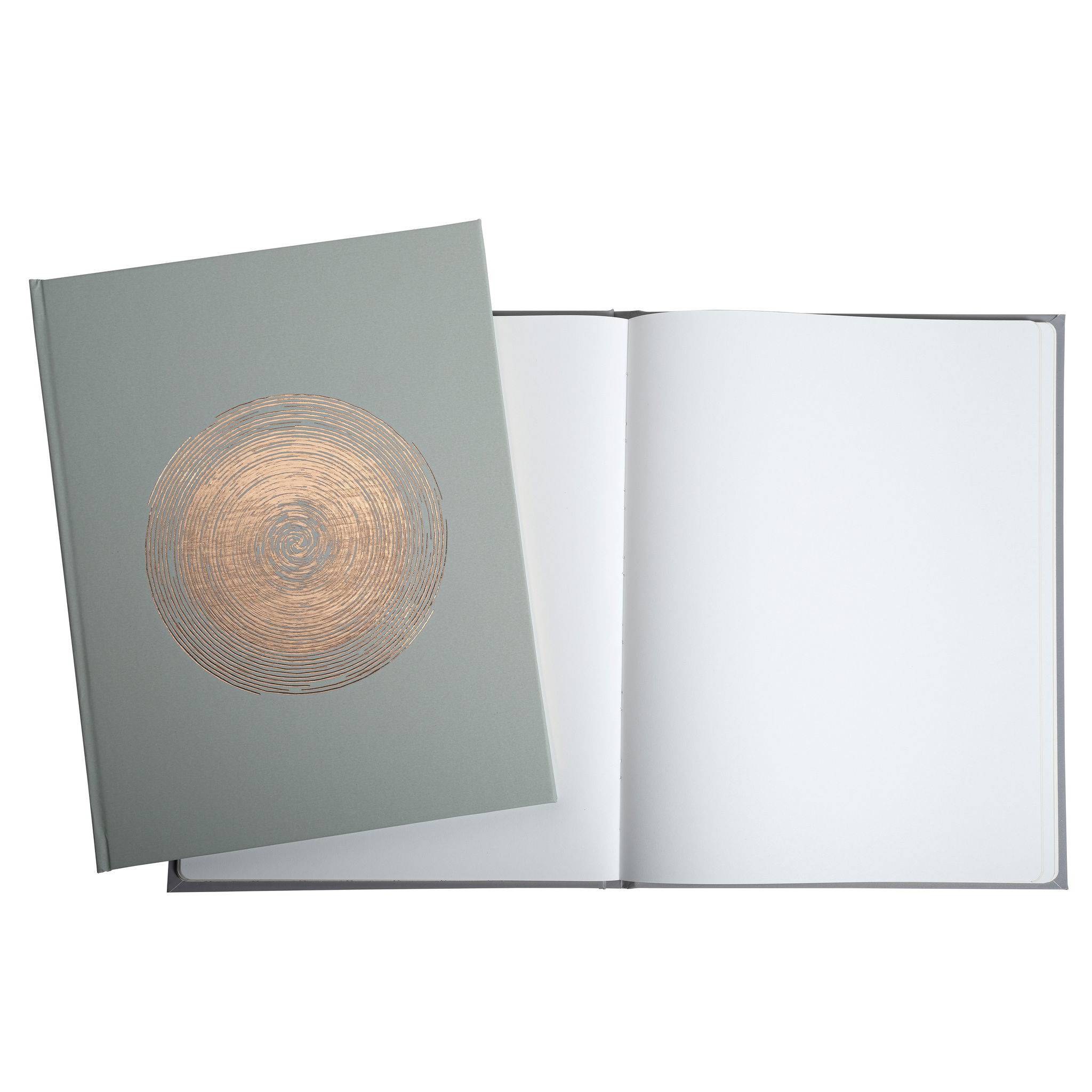 Exacompta Gästebuch 100 Seiten gold, 27x22cm, Ellipse Grün - Grün - 47982E