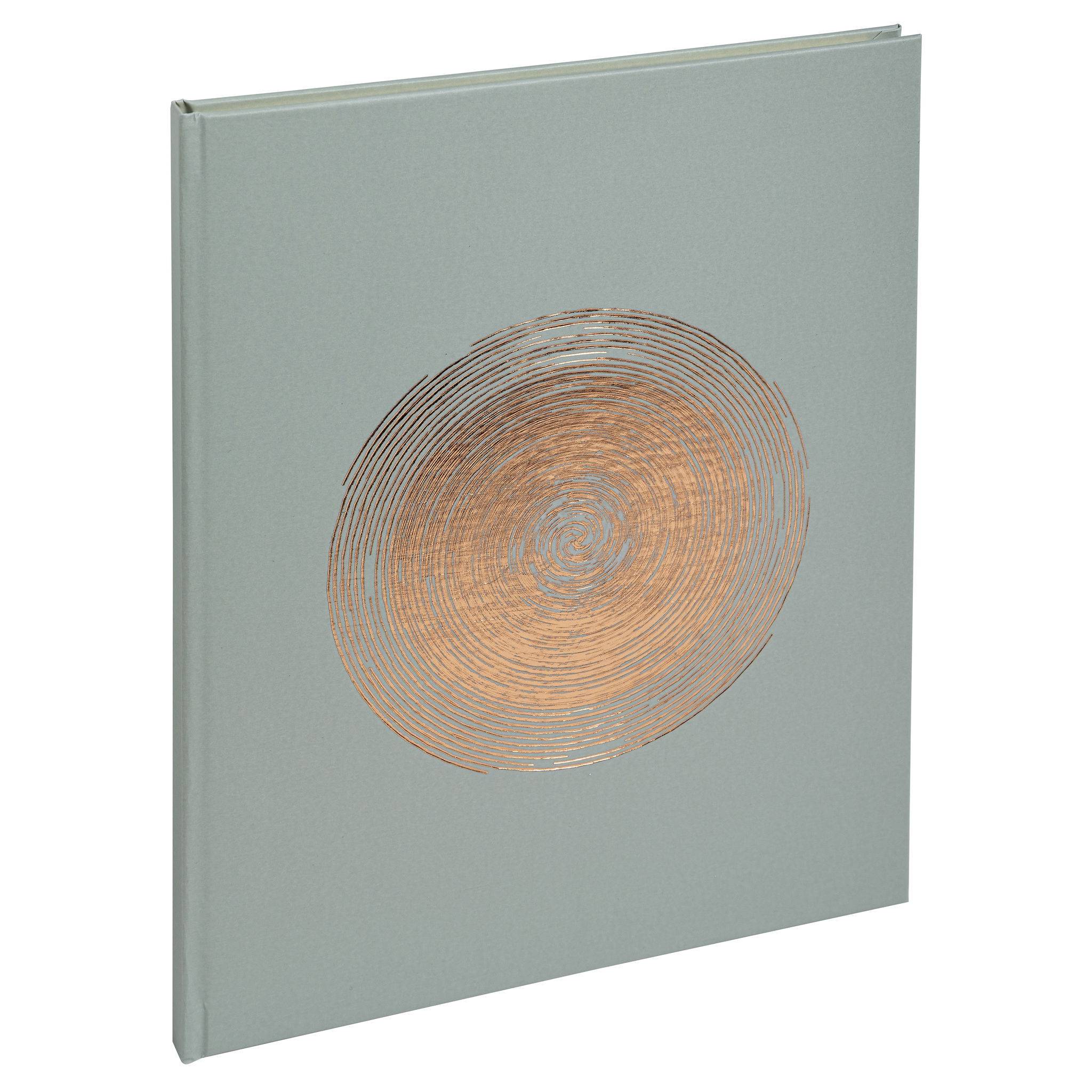 Exacompta Gästebuch 100 Seiten gold, 27x22cm, Ellipse Grün - Grün - 47982E