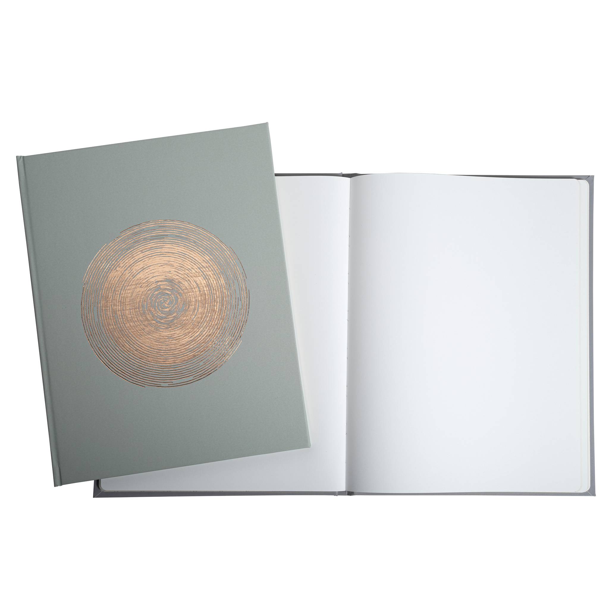 Exacompta Gästebuch 100 Seiten gold, 27x22cm, Ellipse Grün - Grün - 47982E