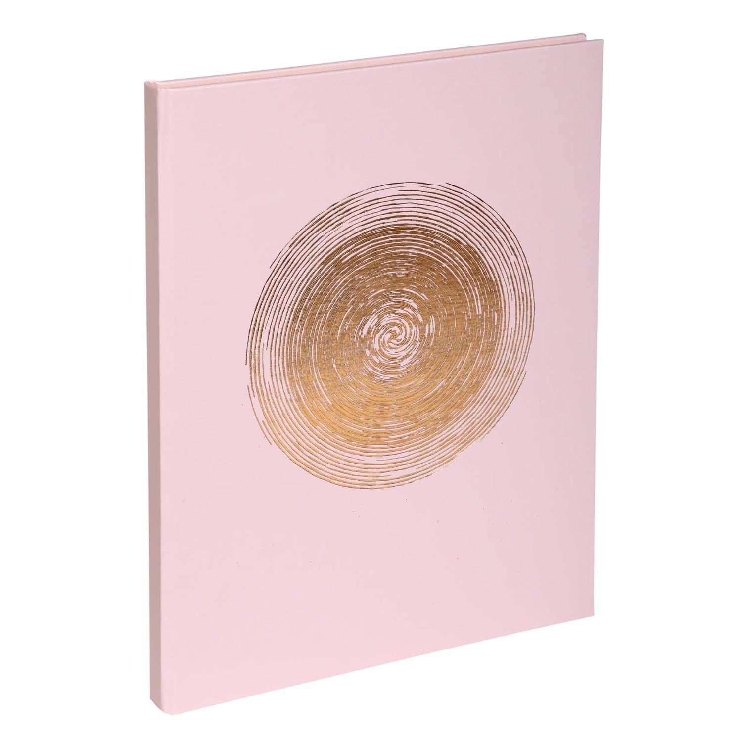 Exacompta Gästebuch 100 Seiten gold, 27x22cm, Ellipse Grün - Rosa - 47983E