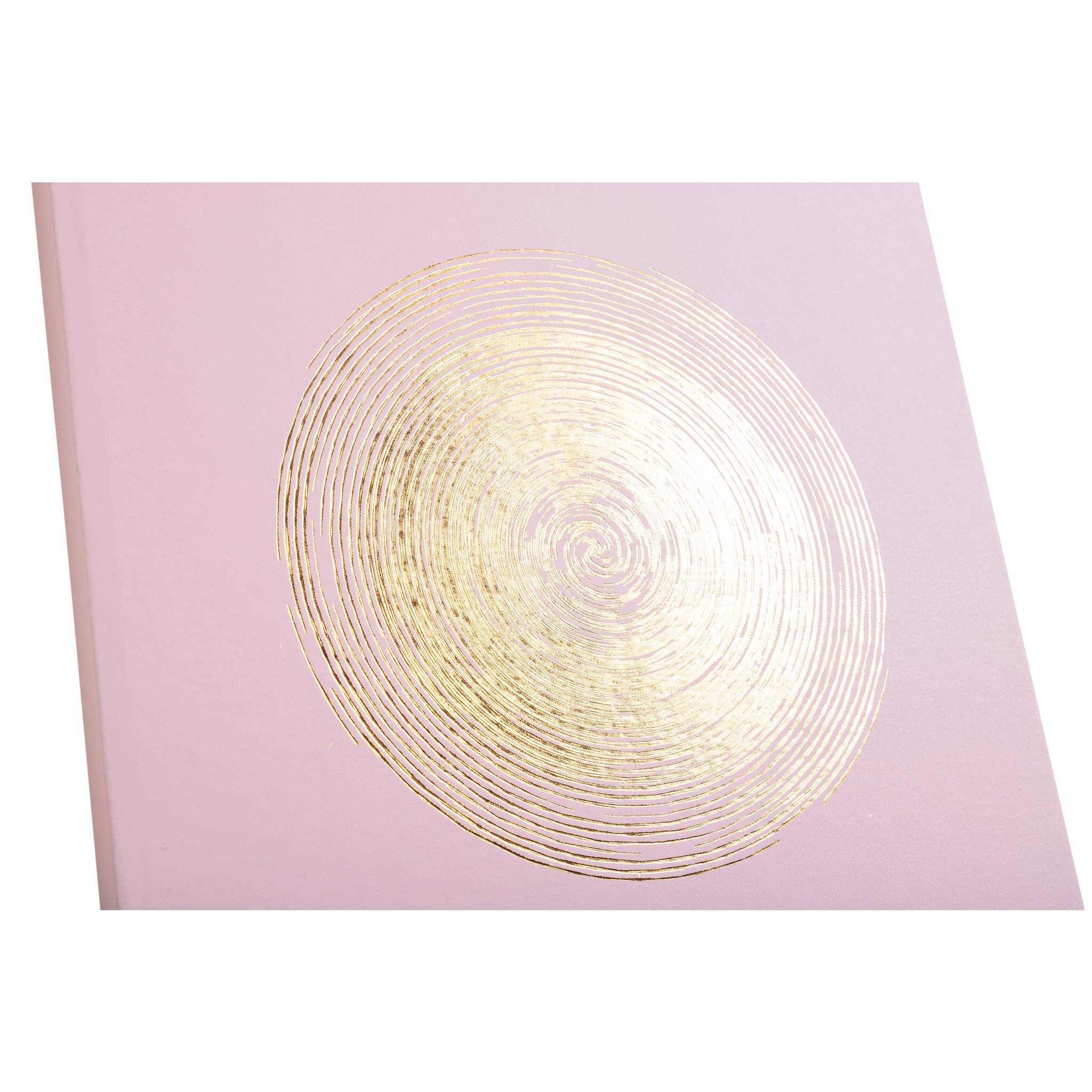Exacompta Gästebuch 100 Seiten gold, 27x22cm, Ellipse Grün - Rosa - 47983E