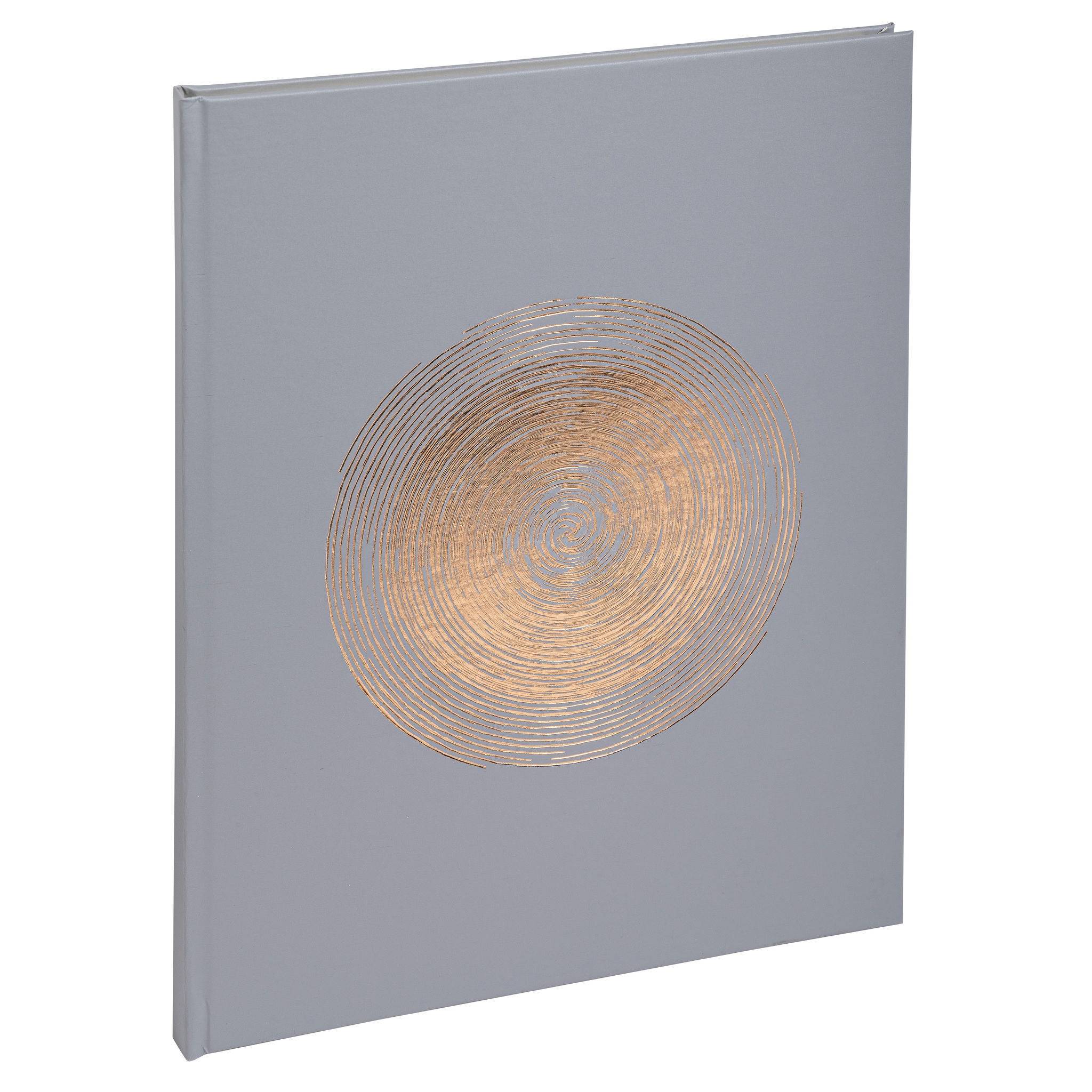 Exacompta Gästebuch 100 Seiten gold, 27x22cm, Ellipse Grün - Grau - 47984E