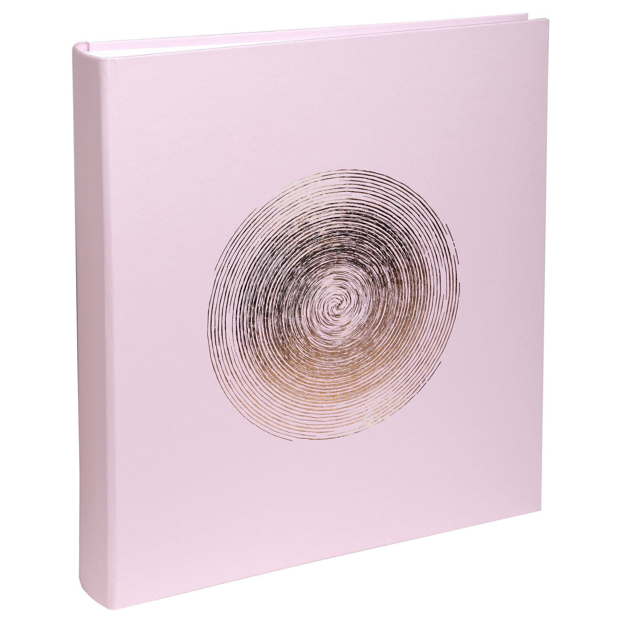 Exacompta Fotoalbum 60 Seiten weiß, 29x32cm, Ellipse grau - Rosa - 16264E