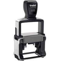 TRODAT 5203 - 49 x 28 mm - Schwarz - Grau