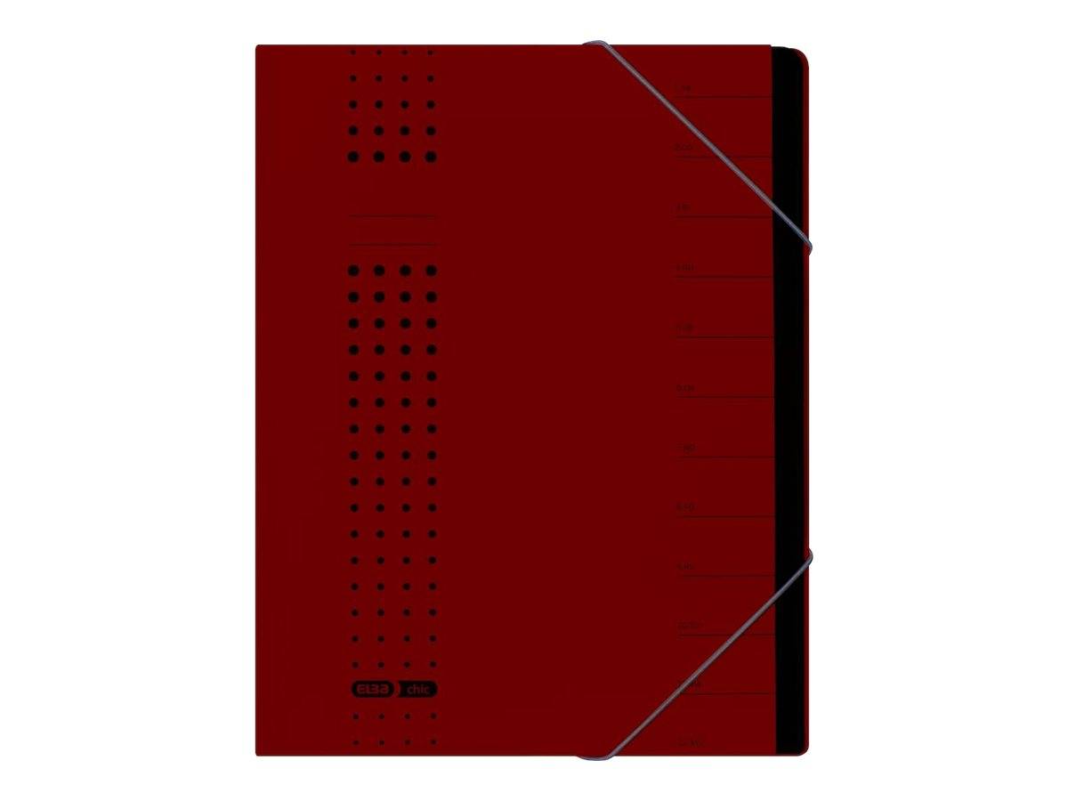 ELBA chic - Gliederungsordner - 12 Fächer - 12 Teile