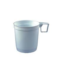 PAPSTAR - Tasse - Grösse 8 cm - Höhe 8.5 cm - 250 ml - Einweg - weiß (Packung mit 40)