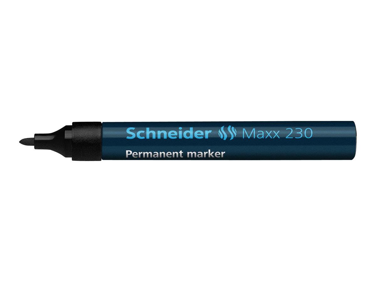 Schneider Maxx 230 Permanentmarker schwarz 1,0 - 3,0 mm, 10 St.