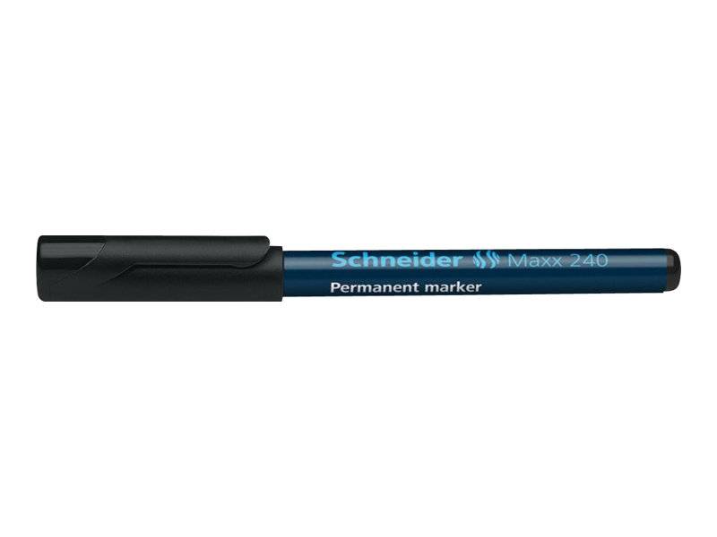 Schneider Maxx 240 Permanentmarker schwarz 1,0 - 2,0 mm, 10 St.