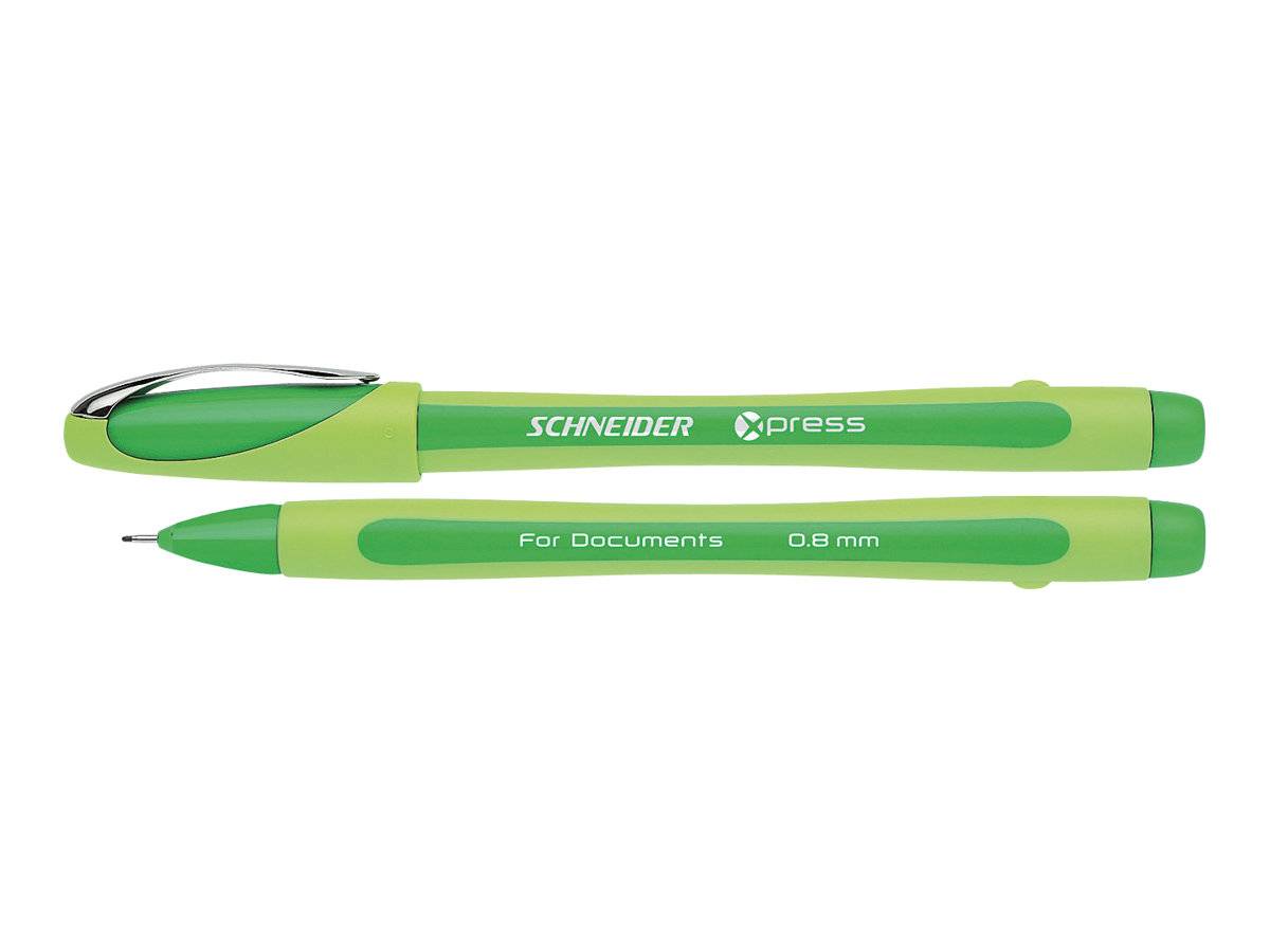 Schneider Xpress Fineliner grün 0,8 mm, 10 St.