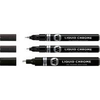 MOLOTOW LIQUID CHROMEâ„¢ Acrylstifte-Set chrom 3 St.