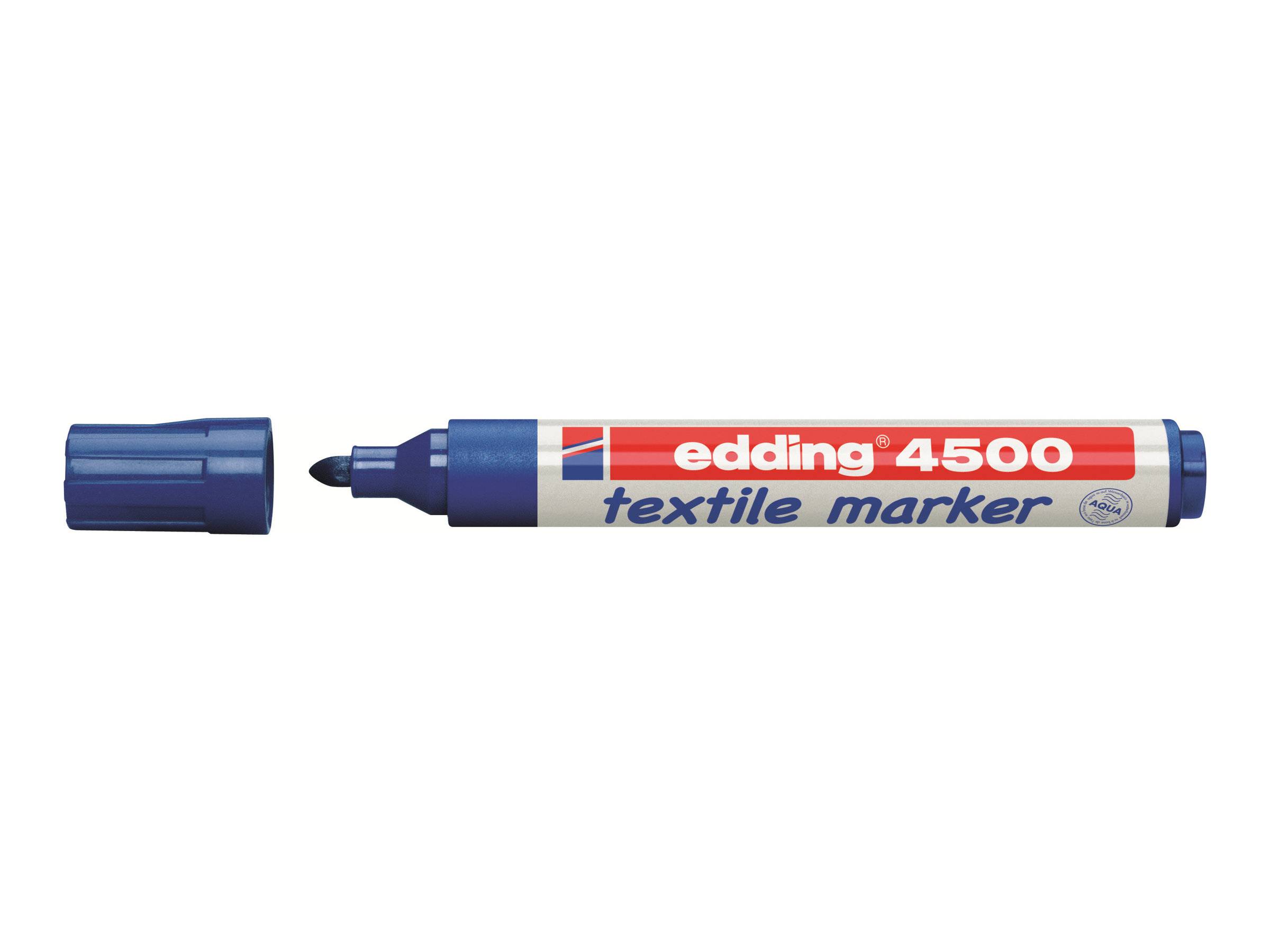 EDDING 4500 textile - Marker - für Textil - Blau