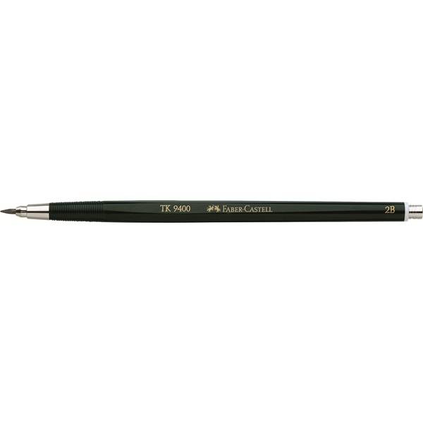 FABER-CASTELL TK® 9400 Fallminenstift grün 2B 2,0 mm, 1 St.