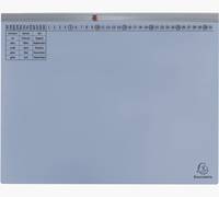 Exacompta 370106B, Konventioneller Dateiordner, Karton, Blau, 320 g/m², 265 mm, 316 mm