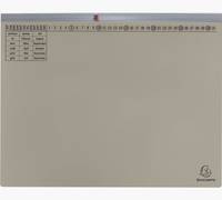 Exacompta 370110B, Konventioneller Dateiordner, Karton, Grau, 320 g/m², 265 mm, 316 mm