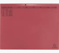Exacompta 370303B, Konventioneller Dateiordner, Karton, Rot, 320 g/m², 265 mm, 316 mm