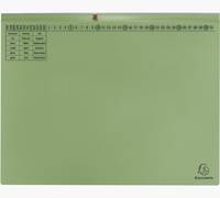 Exacompta 370425B, Konventioneller Dateiordner, Karton, Grün, 320 g/m², 265 mm, 316 mm