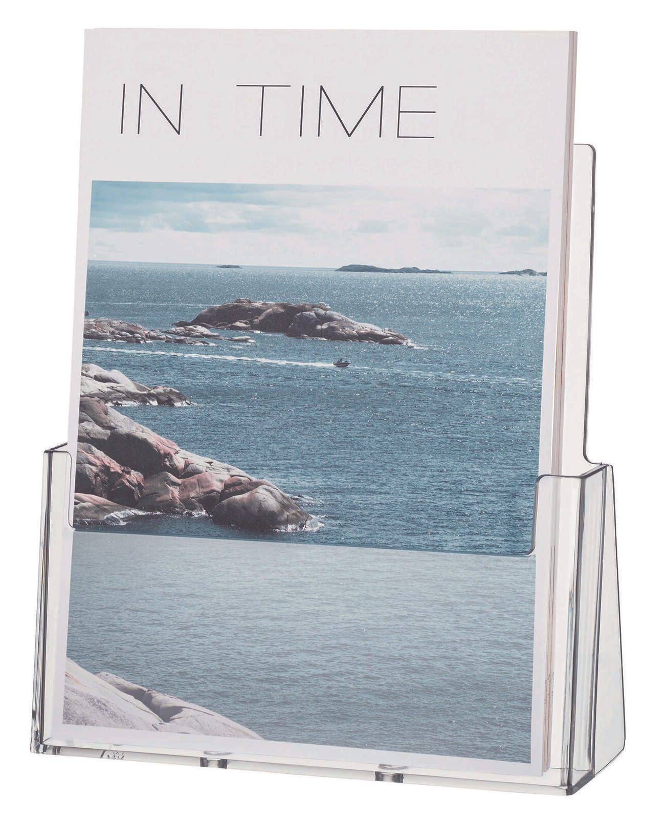 Helit Tischprospekthalter transparent DIN A4