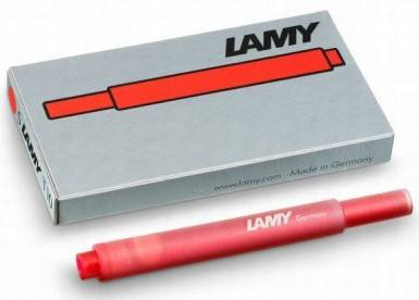 LAMY T10 - Rot - Rot - Füllfederhalter - Box - 5 Stück(e)