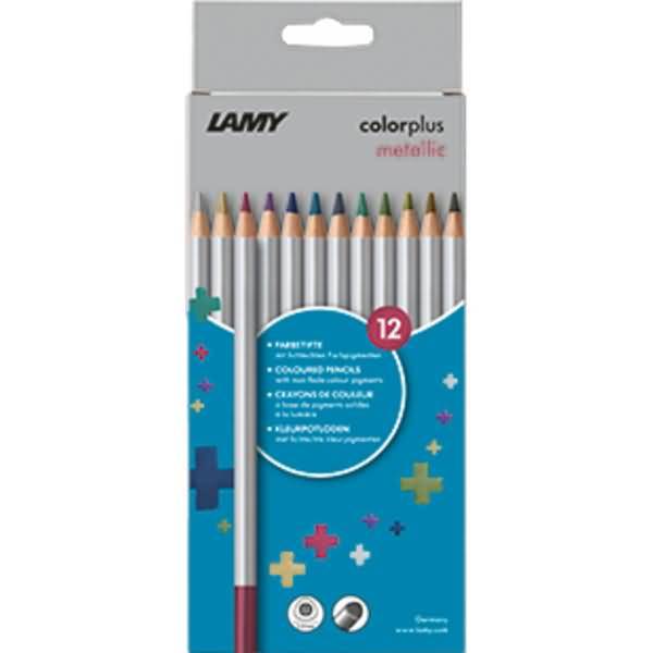 Buntstift colorplus 1235192 metallic sortiert 12 Stück