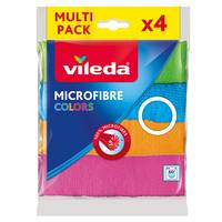 Vileda 4023103192577, Mikrofaser, Polyamid, Polyester, Mehrfarbig, Maschinenwäsche, 60 °C, 300 mm, 300 mm