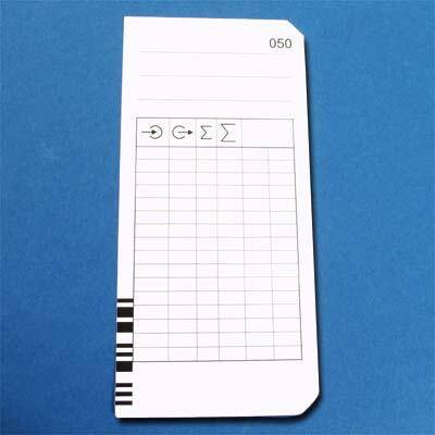 Bürk Mobatime 200 Stempelkarten Typ 2 - 4