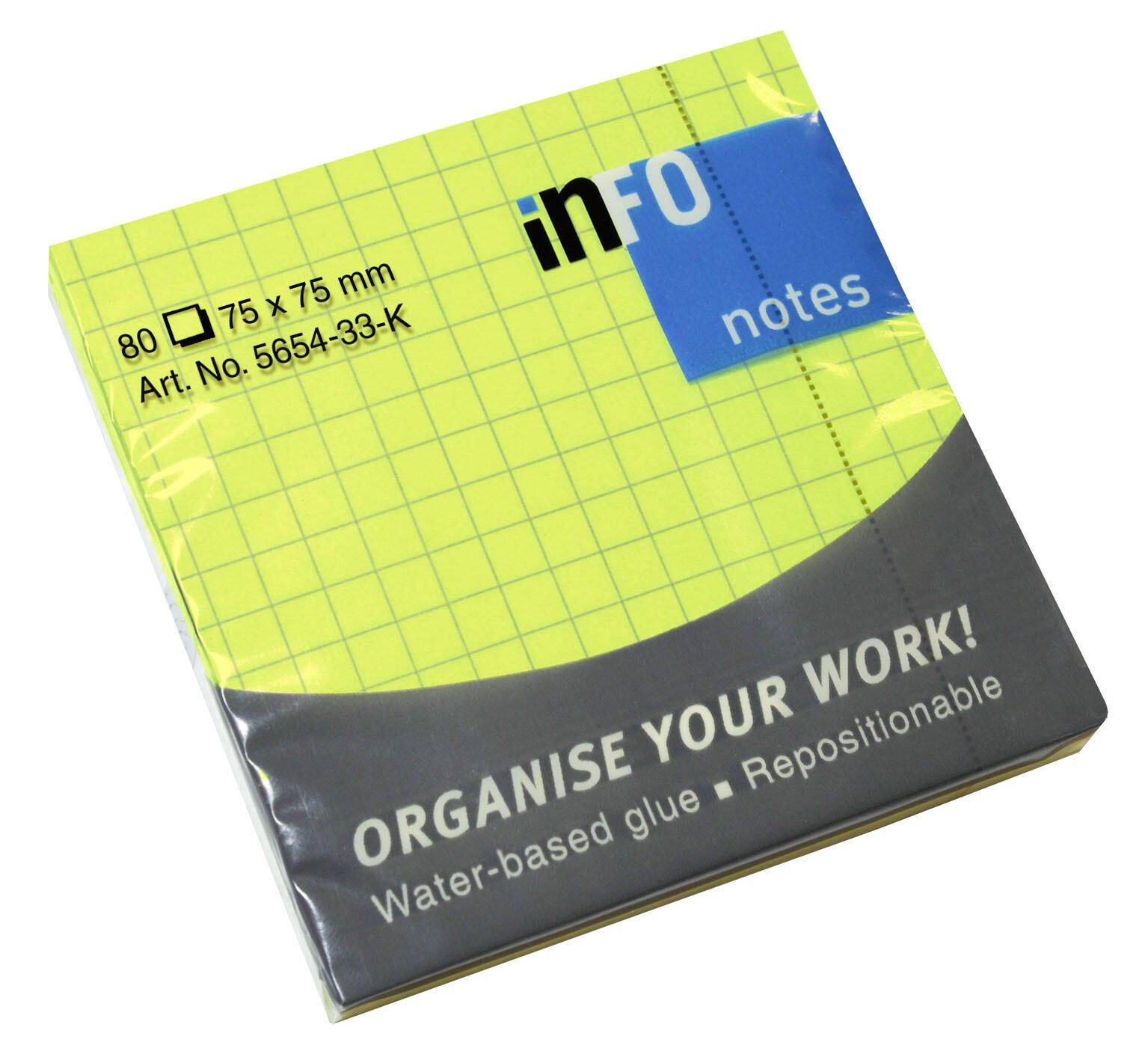 inFO Haftnotizen 5654-33-K grün 1 Block
