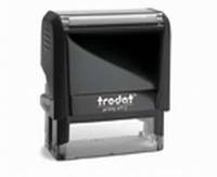 TRODAT Printy - Schwarz - Stempel - 46x17 mm - Grau - 4912