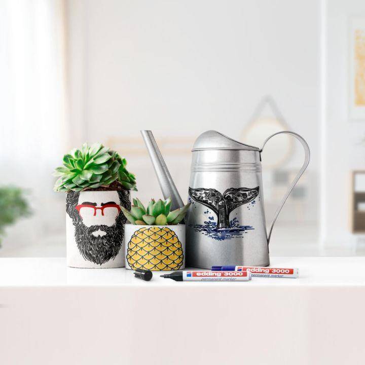 edding 3000 Permanentmarker basic sortiert (5er Faltschachtel)