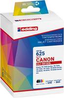 EDDING 5 edd-625 2x schwarz cyan magenta gelb Tintenpatronen ersetzen Canon - Kompatibel - Tintenpatrone