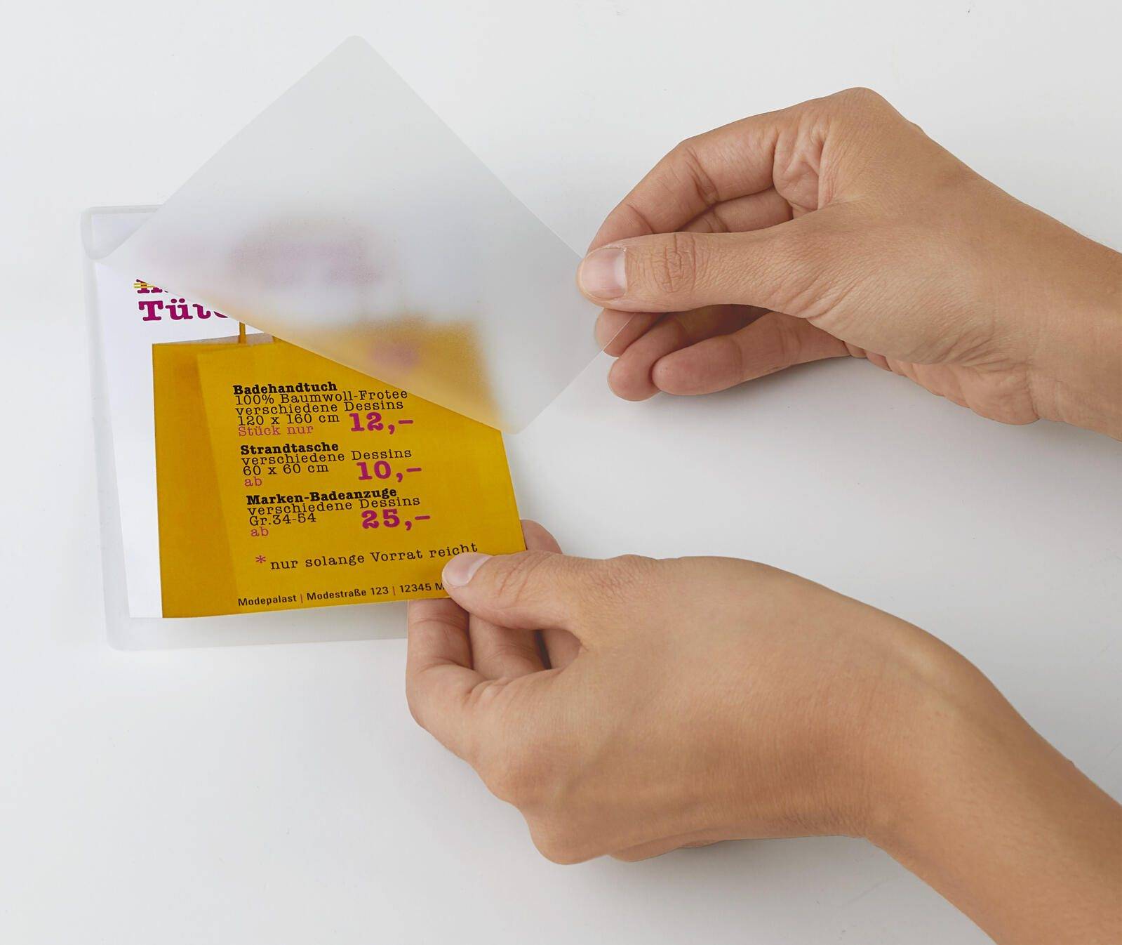 LMG Signaltechnologie 10 LMG Kaltlaminierfolien glänzend für A6