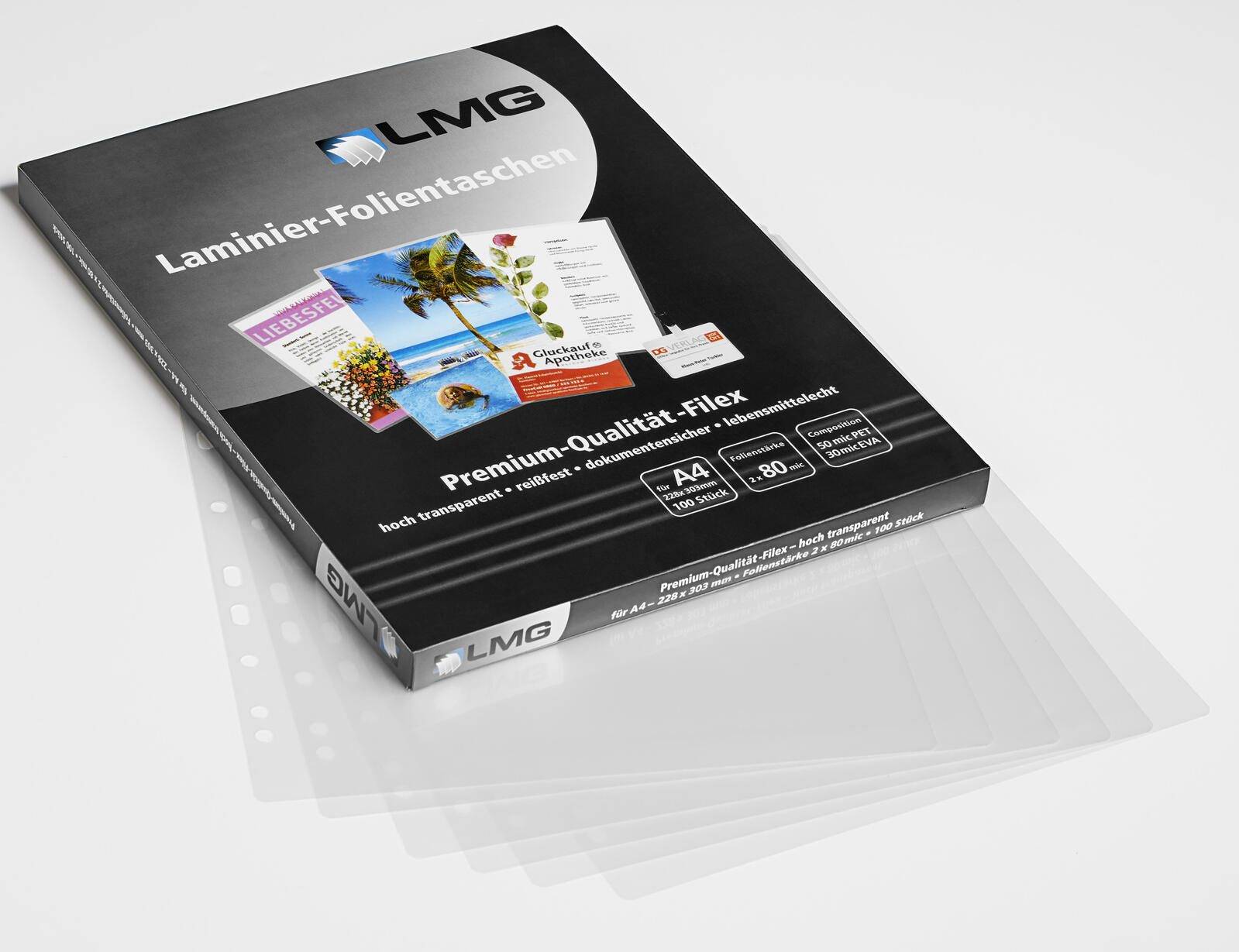 LMG Signaltechnologie 25 LMG Laminierfolien matt für A4