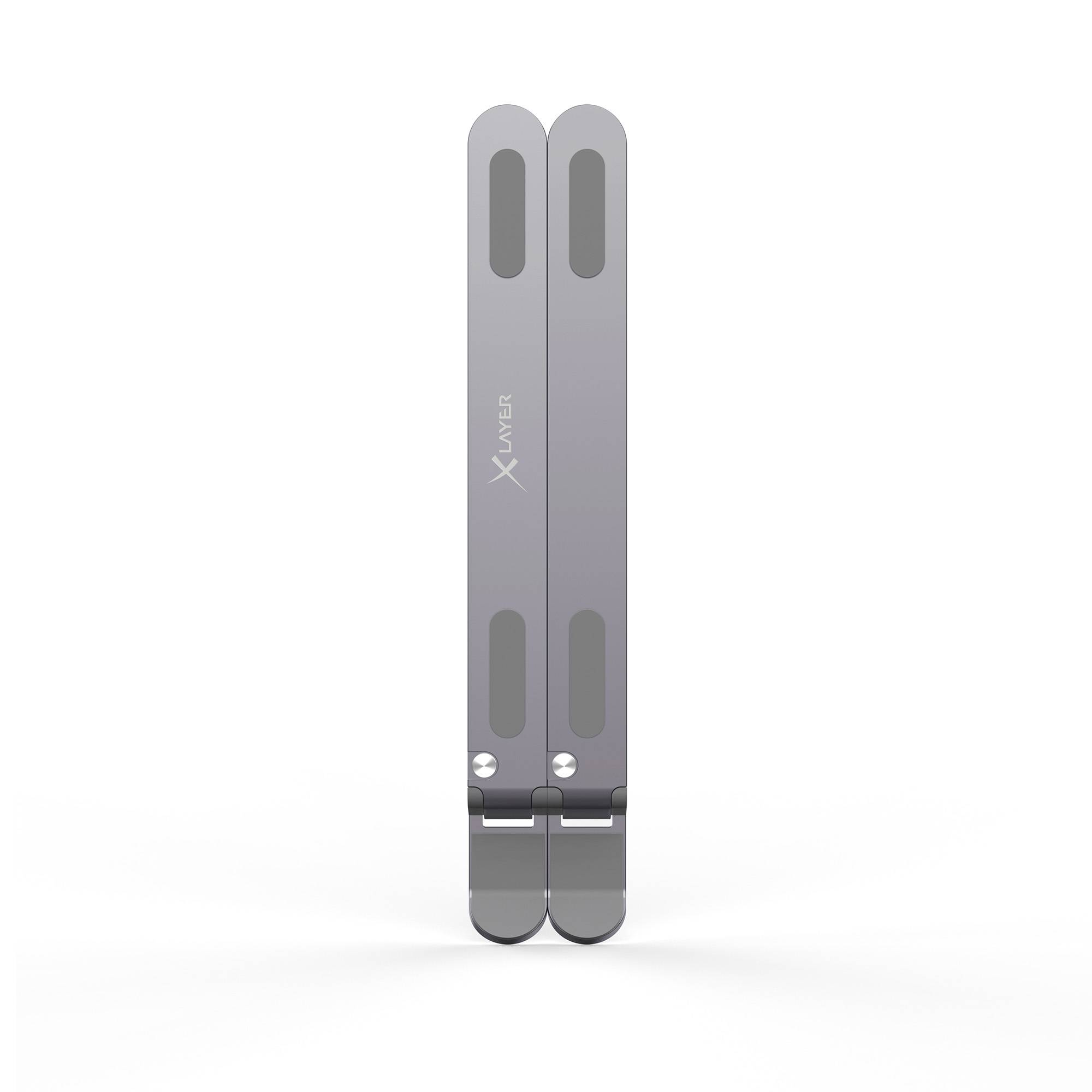 XLayer Laptop Ständer klapp- und faltbar Space Grey