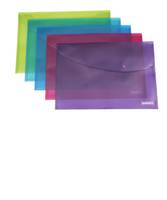 Rapesco Foolscap Bright Popper Wallet, Polypropylen (PP), Foolscap