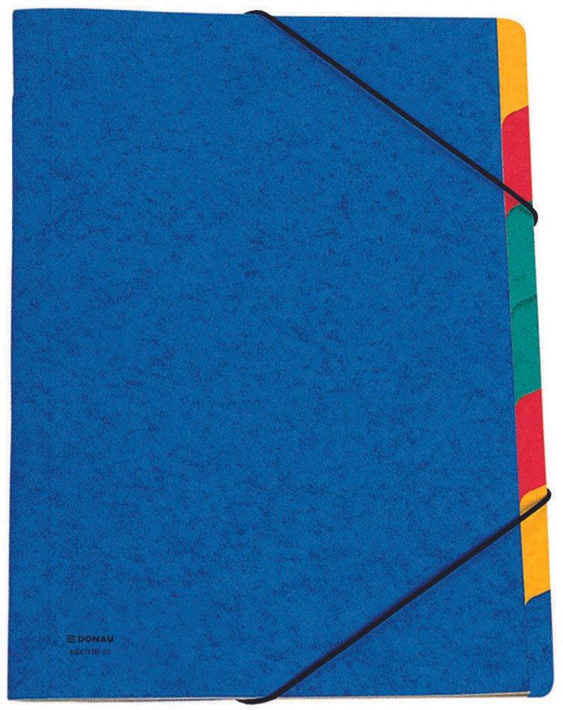 Donau Elektronik Ordnungsmappe 7 Fächer blau